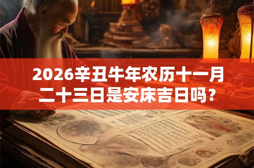 2026辛丑牛年农历十一月二十三日是安床吉日吗? 2026辛丑牛年农历十一月二十三日是安床吉日吗?