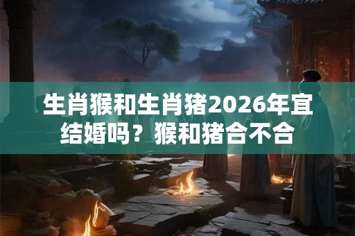 生肖猴和生肖猪2026年宜结婚吗？猴和猪合不合