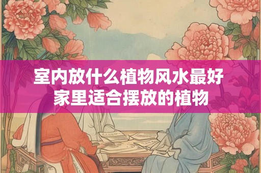 室内放什么植物风水最好 家里适合摆放的植物