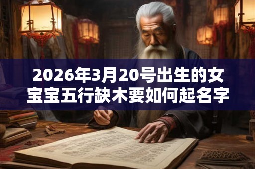 2026年3月20号出生的女宝宝五行缺木要如何起名字
