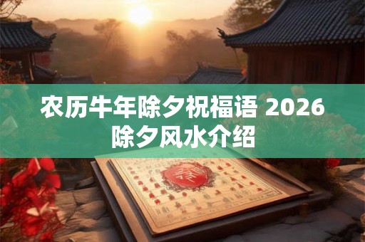 农历牛年除夕祝福语 2026除夕风水介绍