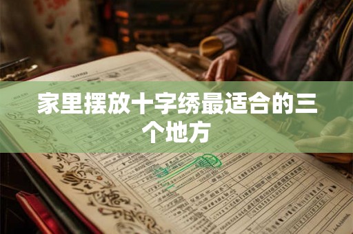家里摆放十字绣最适合的三个地方