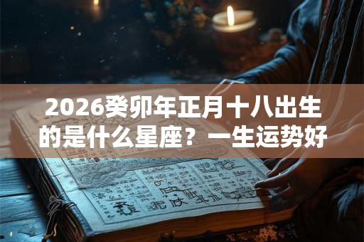 2026癸卯年正月十八出生的是什么星座?一生运势好吗 2026癸卯年正月十八出生的是什么星座?一生运势好吗