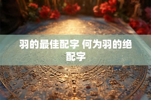 羽的最佳配字 何为羽的绝配字