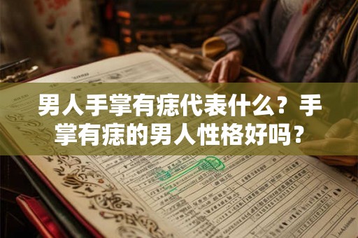 男人手掌有痣代表什么？手掌有痣的男人性格好吗？