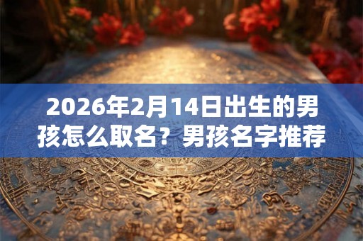 2026年2月14日出生的男孩怎么取名？男孩名字推荐