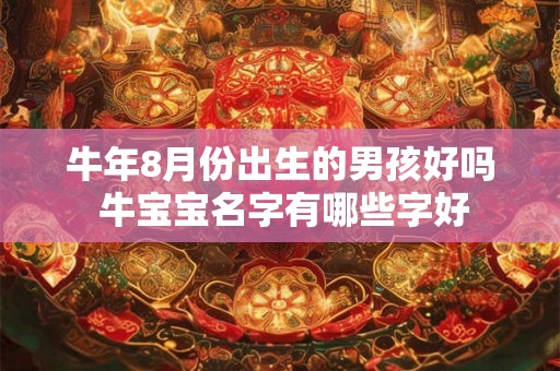 牛年8月份出生的男孩好吗 牛宝宝名字有哪些字好