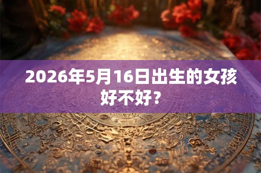 2026年5月16日出生的女孩好不好？