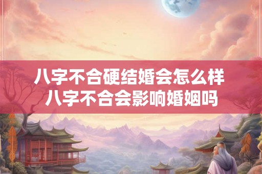 八字不合硬结婚会怎么样 八字不合会影响婚姻吗 八字不合硬结婚会怎么样 八字不合会影响婚姻吗