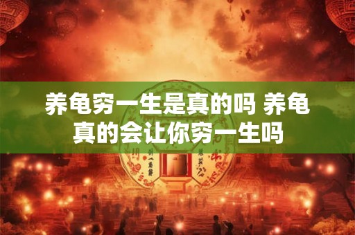 养龟穷一生是真的吗 养龟真的会让你穷一生吗 养龟穷一生是真的吗 养龟真的会让你穷一生吗