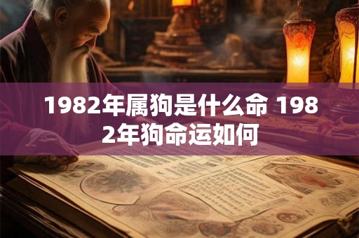 1982年属狗是什么命 1982年狗命运如何 1982年属狗是什么命 1982年狗命运如何