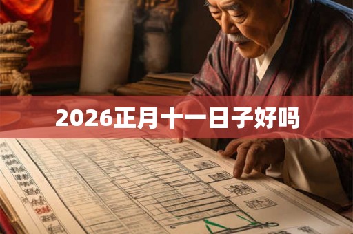 2026正月十一日子好吗