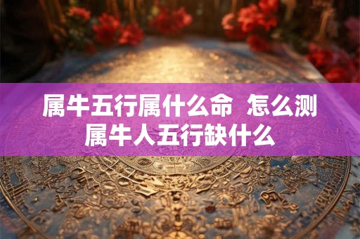 属牛五行属什么命  怎么测属牛人五行缺什么