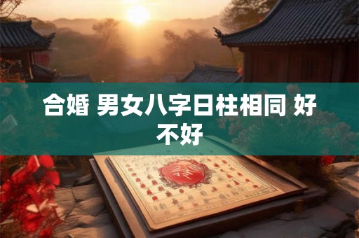 合婚 男女八字日柱相同 好不好 合婚 男女八字日柱相同 好不好