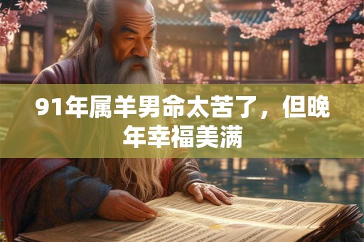 91年属羊男命太苦了，但晚年幸福美满
