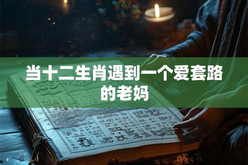 当十二生肖遇到一个爱套路的老妈
