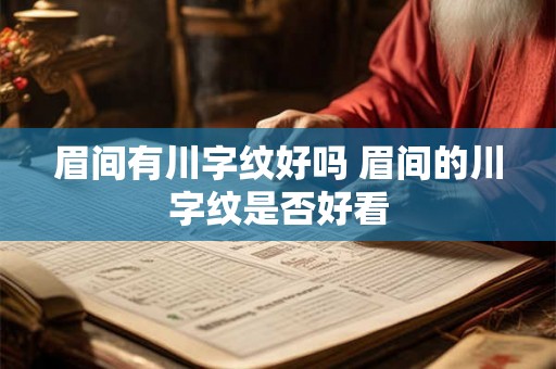 眉间有川字纹好吗 眉间的川字纹是否好看