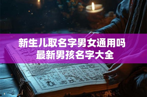 新生儿取名字男女通用吗 最新男孩名字大全 新生儿取名字男女通用吗 最新男孩名字大全