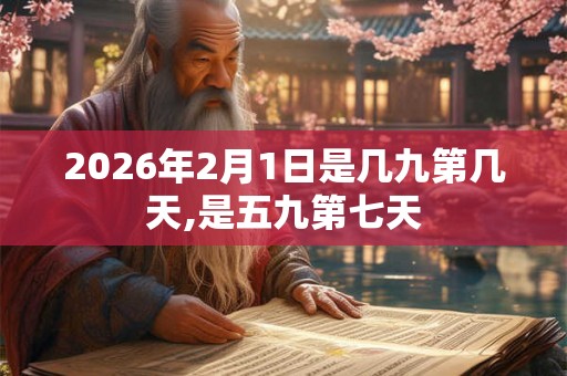 2026年2月1日是几九第几天,是五九第七天