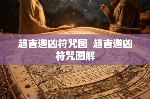 趋吉避凶符咒图  趋吉避凶符咒图解
