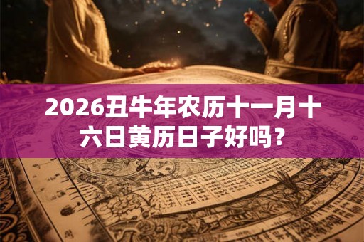 2026丑牛年农历十一月十六日黄历日子好吗？