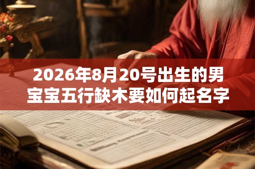 2026年8月20号出生的男宝宝五行缺木要如何起名字