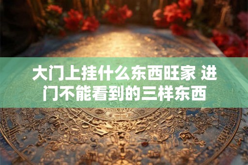 大门上挂什么东西旺家 进门不能看到的三样东西