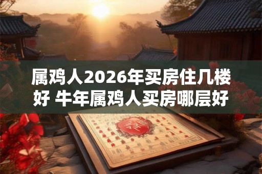 属鸡人2026年买房住几楼好 牛年属鸡人买房哪层好