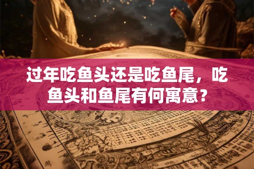 过年吃鱼头还是吃鱼尾，吃鱼头和鱼尾有何寓意？