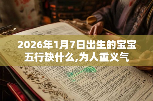 2026年1月7日出生的宝宝五行缺什么,为人重义气