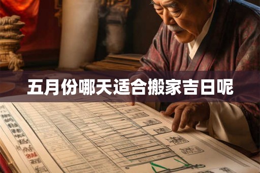 五月份哪天适合搬家吉日呢