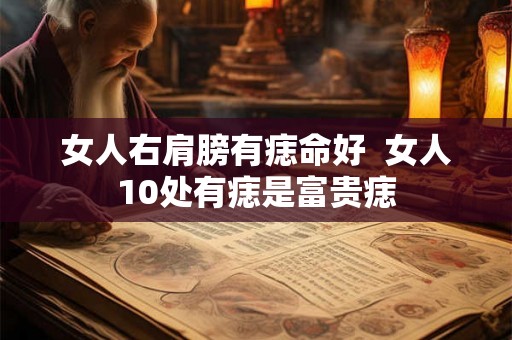 女人右肩膀有痣命好 女人10处有痣是富贵痣 女人右肩膀有痣命好 女人10处有痣是富贵痣