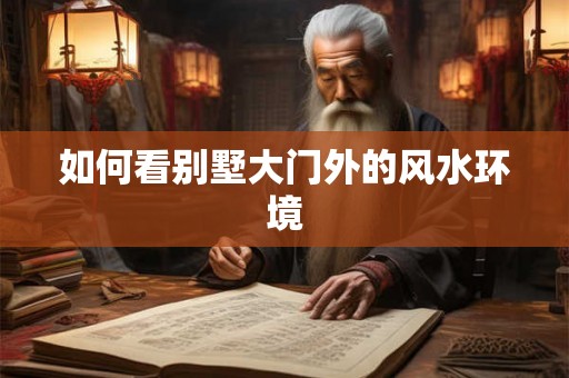 如何看别墅大门外的风水环境