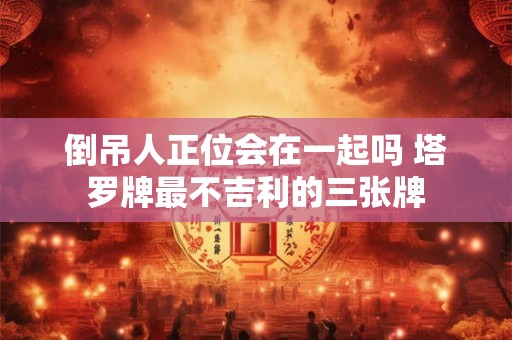 倒吊人正位会在一起吗 塔罗牌最不吉利的三张牌