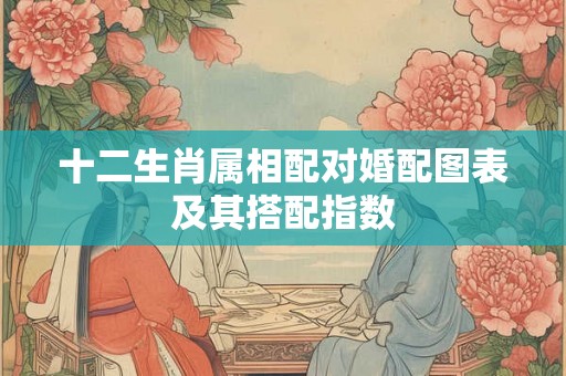 十二生肖属相配对婚配图表及其搭配指数