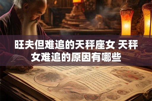 旺夫但难追的天秤座女 天秤女难追的原因有哪些