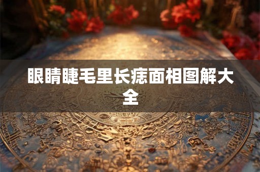 眼睛睫毛里长痣面相图解大全