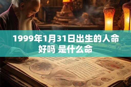 1999年1月31日出生的人命好吗 是什么命