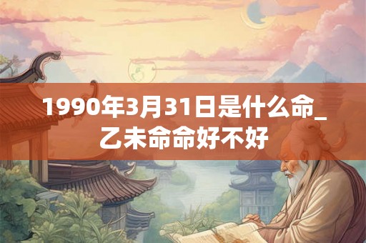 1990年3月31日是什么命_乙未命命好不好 1990年3月31日是什么命_乙未命命好不好