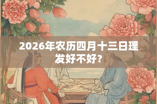 2026年农历四月十三日理发好不好? 2026年农历四月十三日理发好不好?