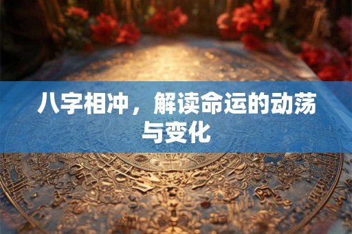 八字相冲，解读命运的动荡与变化
