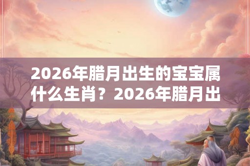 2026年腊月出生的宝宝属什么生肖？2026年腊月出生属牛还是属虎？