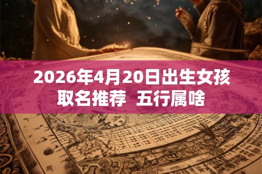 2026年4月20日出生女孩取名推荐 五行属啥 2026年4月20日出生女孩取名推荐 五行属啥