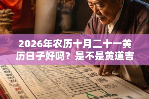 2026年农历十月二十一黄历日子好吗？是不是黄道吉日？