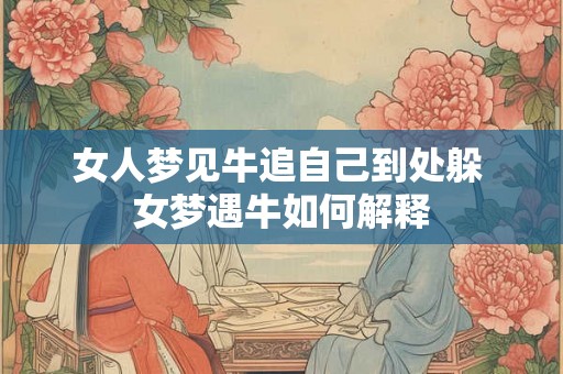 女人梦见牛追自己到处躲 女梦遇牛如何解释