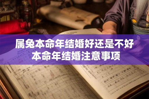 属兔本命年结婚好还是不好 本命年结婚注意事项