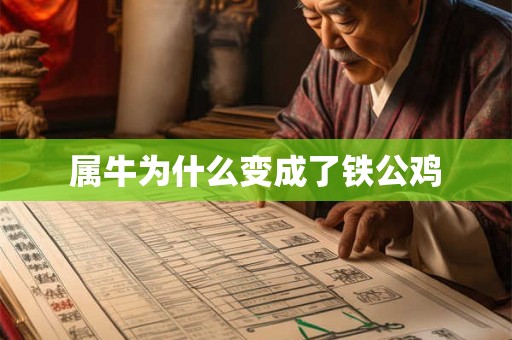 属牛为什么变成了铁公鸡