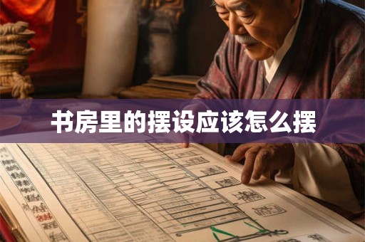 书房里的摆设应该怎么摆