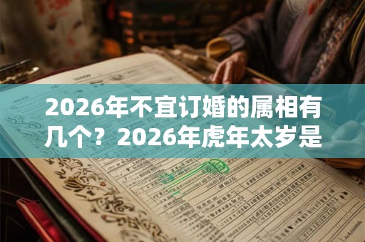 2026年不宜订婚的属相有几个？2026年虎年太岁是谁？