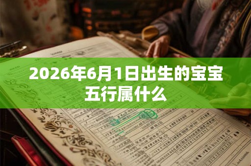 2026年6月1日出生的宝宝五行属什么
